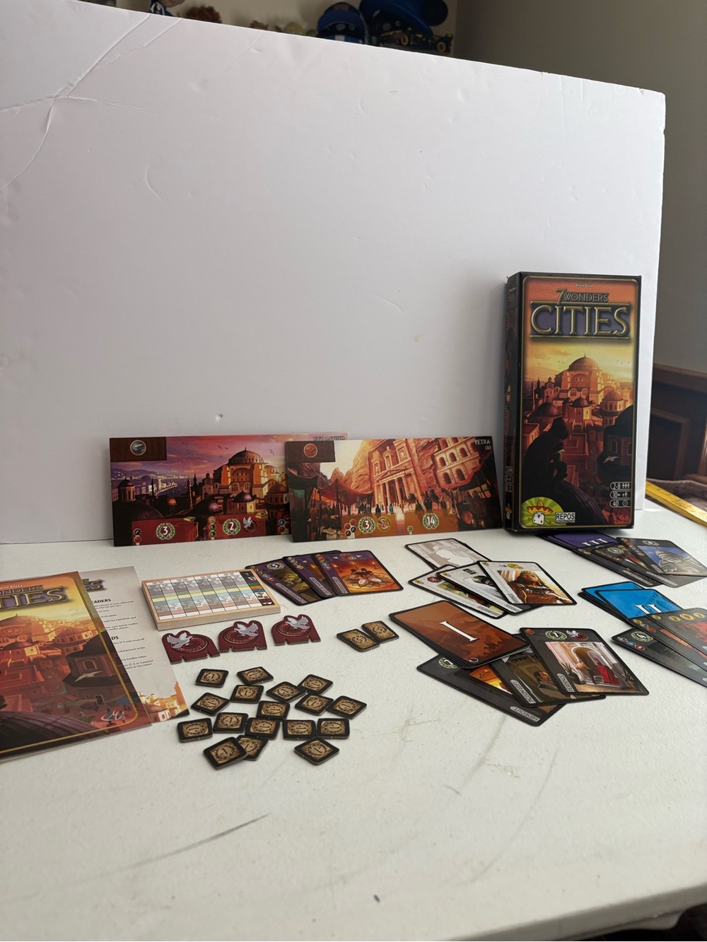 7Wonders Cities Expansion Antoine Bauza Incomplete Replacement